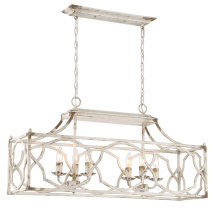Golden Canada 0885-LP AI - Wry Lighting Laurent 6-light Island Light in Antique Ivory